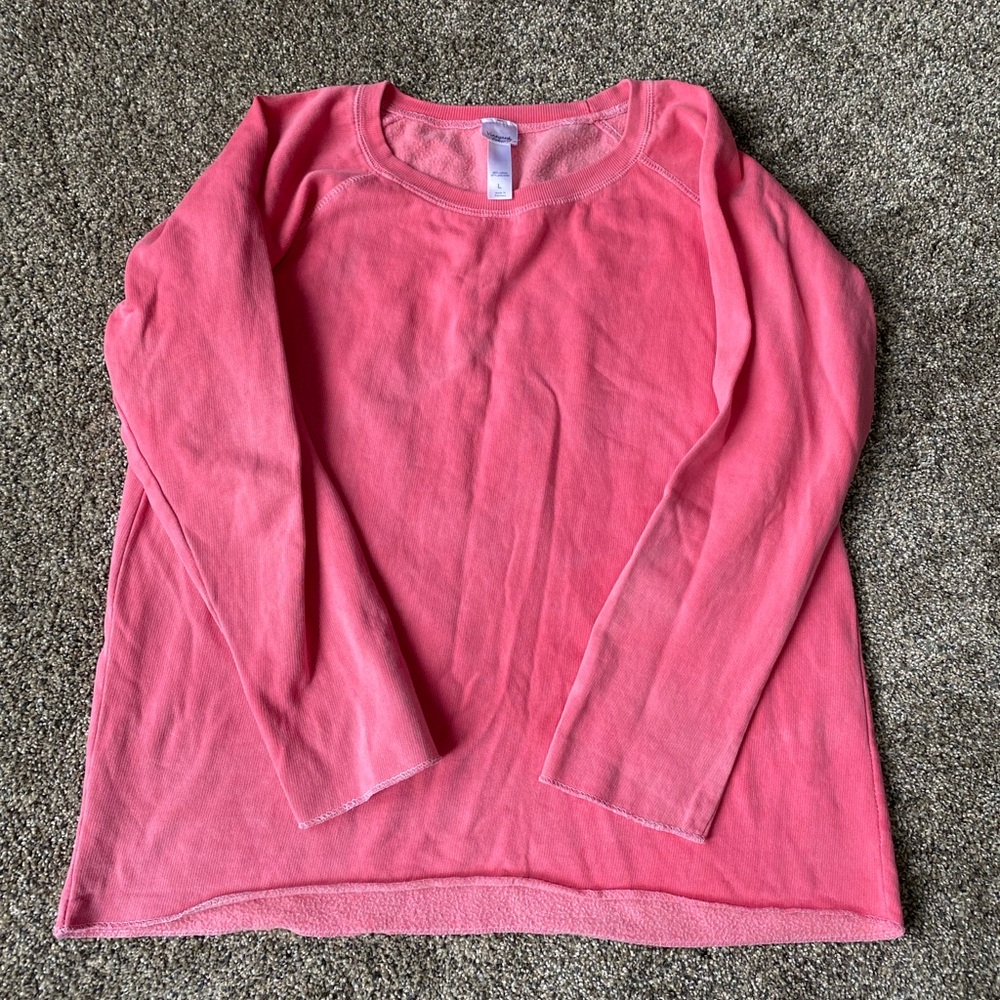 Vineyard Crew Pink Heathered Sweatshirt